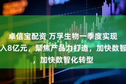 卓信宝配资 万孚生物一季度实现营业收入8亿元，聚焦产品力打造，加快数智化转型